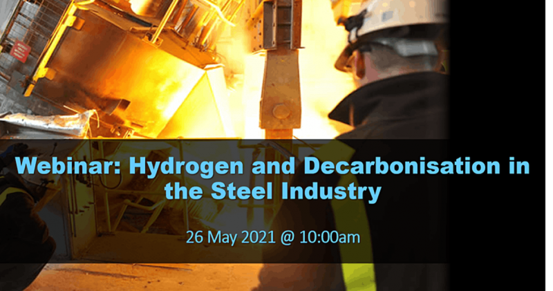 Webinar - Hydrogen and decarbonisation in the Steel Industry